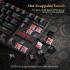 Redragon K552 KUMARA 87 Keys Mechanical Gaming Keyboard RGB LED Backlit Wired Anti-Dust Proof Red Switches - Black